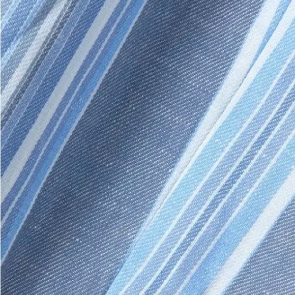 See By Chloe Striped Cotton And Linen-blend Straight-leg Pants (17) - Picture 4 of 9